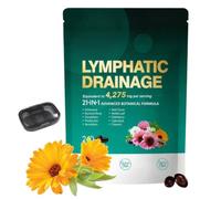 Lynae Drainant Lymphatique, Drainage Lymphatique, Support Du Système L-Ymphatique, Mélanges À Base De Plantes Naturelles, Rapides Et Efficaces, Pour Femmes Et Hommes, 60 Gélules