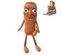 LYNBLY Peluche Tung Tung Tung Sahur, Peluche Italiens Brainrot, Tralalero Tralala Plush, Tung Tung Tung Sahur Plush, Soft Stuffed Animal Pillow Figure Doll, Cadeauxs pour Enfants Adultes (B)