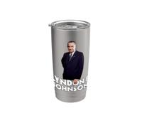 Lyndon B. Johnson Gobelet isotherme en acier inoxydable double paroi