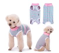 Lyneun Body Chien Post operatoire,Combinaison de Récupération Pour Chiens,Body Post Chirurgical Pour Chien,Body Chien Post Operatoire Male Castration Alternatives Collerette pour Chien(Couleur rose,L)