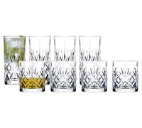 Lyngby Glas Melodia Verre à whisky/Verre highball 8 pièces