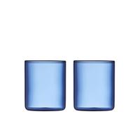Verre à shot TORINO en verre Bleu Lyngby Glas