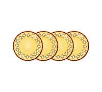 Lyngby Glas Petite assiette Sorrento Ø 16 cm. lot de 4 Amber