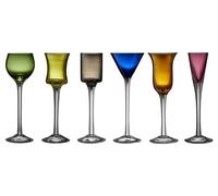 Lyngby Glas Schnapps glass 6 pcs ass.