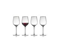 LYNGBY GLAS Set de 4 verres à vin rouge avec bordure dorée PALERMO 40cl