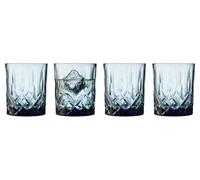 Lyngby Glas Sorrento Verre à whisky 32 cl 4 pces Bleu