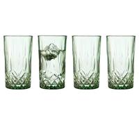 Lyngby Glas Sorrento Verre highball 38 cl 4 pces Vert