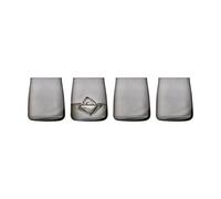 Lyngby Glas Verre à eau Zero 42 cl. lot de 6 Smoke