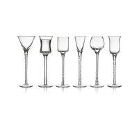 Lyngby Glas Verre à schnaps Rom 2.5-5 cl 6 pièces Transparent