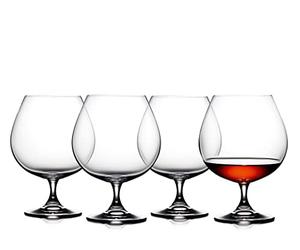 Lyngby Glass 916207 Juvel Lot de 4 verres à cognac 690 ml