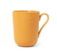 Lyngby Porcelæn Gobelet avec anse 33 cl Rhombe Color Mix & Match, jaune