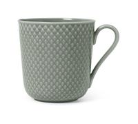 Lyngby Porcelæn Mug Rhombe Earth 39 cl Moss