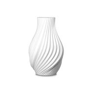 Lyngby Porcelæn Vase Twist 18 cm Blanc