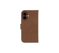 dbramante1928 Lynge - Étui à rabat pour téléphone portable - compatibilité avec MagSafe - cuir pleine fleur - brun foncé - pour Apple iPhone 16 Marron G