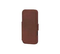 Lynge - Etui à rabat pour téléphone portable - compatibilité avec MagSafe - cuir pleine fleur - brun foncé - pour Apple iPhone 17 Pro Max