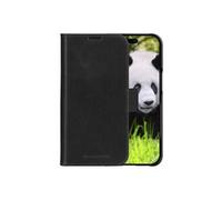 Lynge - Etui à rabat pour téléphone portable - compatibilité avec MagSafe - cuir pleine fleur - noir - pour Apple iPhone 16e