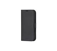 Lynge - Etui à rabat pour téléphone portable - compatibilité avec MagSafe - cuir pleine fleur - noir - pour Apple iPhone 16 Pro Max