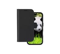 dbramante1928 Lynge - Étui à rabat pour téléphone portable - compatibilité avec MagSafe - cuir pleine fleur - noir - pour Apple iPhone 16 Plus