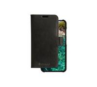 Étui pour Galaxy S23 5G Folio 2 en 1 Modèle Lynge en Cuir avec Porte-Cartes DBRAMANTE1928 Noir