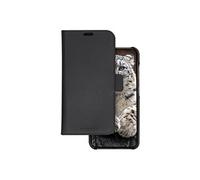 Lynge - Etui à rabat pour téléphone portable - cuir - noir - pour Samsung Galaxy S24