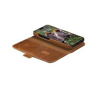 dbramante1928 Lynge - Étui à rabat pour téléphone portable - cuir pleine fleur - brun clair - pour Apple iPhone 15 Plus