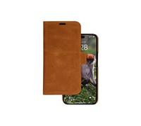 Lynge - Etui à rabat pour téléphone portable - cuir pleine fleur - brun clair - pour Apple iPhone 15 Pro Max