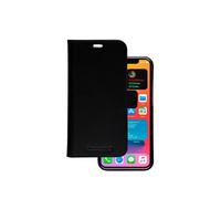 Lynge - Protection à rabat pour téléphone portable - cuir pleine fleur - noir - pour Apple iPhone 12 Pro Max