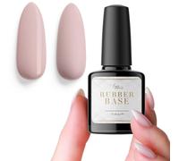 Lynis-Nailshop.de - Gel de base en caoutchouc Shellac - Rose vierge - 7,3 ml - Gel de construction flexible - Gel de base UV et LED - Idéal pour renforcer les ongles naturels