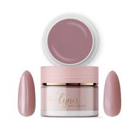 Lynis-Nailshop.de Gel de construction pour ongles en gel, 15 ml, comme gel UV, auto-lissant, sans limes, convient aux UV et LED, motif camoulage, rose, 15 ml