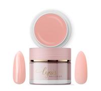 Lynis-Nailshop.de Gel de construction pour ongles en gel - Amande - Beige nude - 15 ml - Pour professionnels et débutants - Auto-lissant - Sans limage - Convient pour UV et LED - Pincable - Viscosité