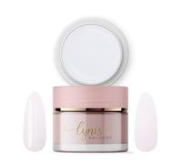 Lynis-Nailshop.de Gel de construction pour ongles en gel blanc laiteux 15 ml pour professionnels et débutants - Gel UV auto-lissant sans limage - Convient pour UV et LED - Pinchable - Viscosité