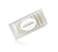 Lynis-Nailshop.de Lot de 500 faux ongles naturels en acrylique, 10 tailles, avec surface adhésive, forme naturelle, faciles à limer