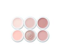Lynis-Nailshop.de Lot de 6 gels de couleur nude pour ongles en gel, avec des tons très couvrants, pour des designs naturels, adaptés aux LED et aux UV, fabriqué en Allemagne