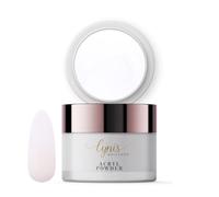 Lynis-Nailshop.de Poudre acrylique pour ongles, 28 g, blanc doux, blanc doux, poudre acrylique blanche délicate pour pointes françaises fines et ongles élégants, facile à modeler, fabriquée en