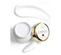 Lynis-Nailshop.de Vernis à ongles gel blanc 5 ml White Dream, couleur UV haute couvrance, texture crémeuse pour ongles français et modèles élégants, peut être durci sous