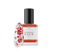 Lynis-Nailshop.de Vernis à ongles, rouge, 10 ml, vernis à ongles classique rouge pour des designs romantiques, couleur forte avec un fort pouvoir couvrant, pour motifs de pochoirs sur gel UV