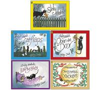 Lynley Dodd Slinky Malinki Hairy Maclary and Friends Series 5 Books Collection Set(Slinky Malinki, Slinky Malinki Catflaps, Open the Door, Slinky Malinki's Christmas Crackers, Early Bird)