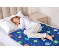 Lynmark® Alaise pour Matelas, Protège Matelas Imperméable pour Apprentissage de la Propreté, Couvre et Protège-Matelas Lavable pour Lit d’Enfant et Lit 1 Personne, Motif Astronaute