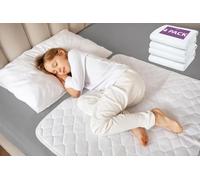 Lynmark Lot de 4 alèses d'apprentissage de la propreté pour tout-petits - Tapis de protection anti-pipi doux et imperméable pour enfants - Multi-couches antidérapantes lavables pour incontinence