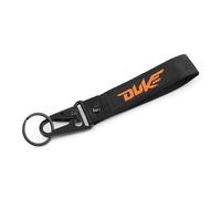 LYNMTPJ Porte-clés brodé for Accessoires de Moto KTM Duke 125 200 250 390 DUKE390 RC390(Color:Keychain Black)