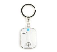 LYNMTPJ Porte-clés Moto for Vespa GTS300/GTV/LX/PX/Sprint/Primavera - Porte-clés en métal avec Coffret Cadeau(White-1)