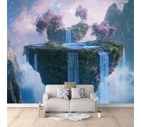 LYNNB 3D Papier Peint Panoramique îles 500×280cm (L x H) Motif D'île Flottante De Rêve Papier Peint intissé pour Chambre Salon Décoration, Muraux Tapisserie Murales Poster Mur de fond TV
