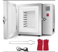 LYNNEYING Four Industriel 1500W Four De Calcination pour Coulée De Bijoux, Contrôle De Température PID, Haute Température 8/900℃, pour Séchage De Moules Et Recuit De Métaux(Constant Temp)