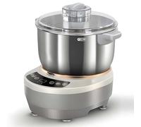 LYNNEYING Pétrin électrique grande capacité pour la maison avec fonction de fermentation à 25-38°C, machine à pétrir électrique, robot de cuisine pour la pâte à pain, à pizza et à raviolis(5L)