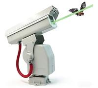 LYNNEYING Répulsif À Oiseaux Laser Contrôlé par APP Intelligente, Chasse-Oiseaux Automatique Efficace, Couverture Complète sans Angle Mort 360°, IP66 pour Ferme Industrielle Et Substation(1W,B)