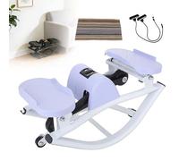 LYNNEYING Step Latéral À Double Action, Raffermissement des Jambes, des Fessiers Et De La Ceinture Abdominale, Machine d'exercice Oscillante, Entraînement Doux À Domicile(Purple)