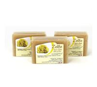 Lynpha Vitale - Savon au Soufre - Savon artisanal, naturel, travaillé à froid - Idéal pour les peaux grasses - 100 gr x 3