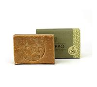 Lynpha Vitale -Savons d’Alep avec 16% d’Huile de Laurier - méthode traditionnelle - Savon fait à la main pour peaux sensibles, Fabriqué à la main en Turquie, 100% naturel et biodégradable (1x200 gr)