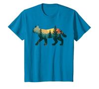 Lynx Chasse Randonnée Camping Forêt Hommes Femmes Lynx T-Shirt