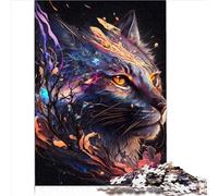 Lynx Difficult Hard Jigsaw Puzzles for Adults 1000 Pieces Puzzle Gifts Premium Recycled Board for Adults Kids Children Boy Girl Gift Staycation Kill Time (26x38cm)